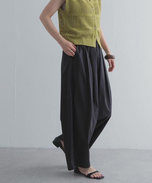 URBAN RESEARCH DOORS(アーバンリサーチドアーズ)の「ギャザーボリュームパンツ(その他パンツ・レディース・ホワイト系その他/ベージュ系その他/スミクロ・FREE)」の9枚目の写真