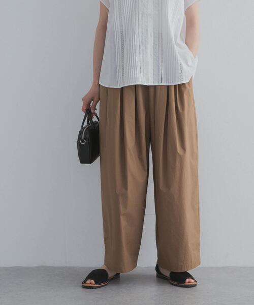 URBAN RESEARCH DOORS(アーバンリサーチドアーズ)の「ギャザーボリュームパンツ(その他パンツ・レディース・ホワイト系その他/ベージュ系その他/スミクロ・FREE)」の20枚目の写真