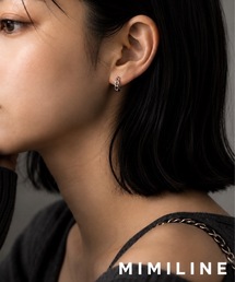 チェーンサークルピアス