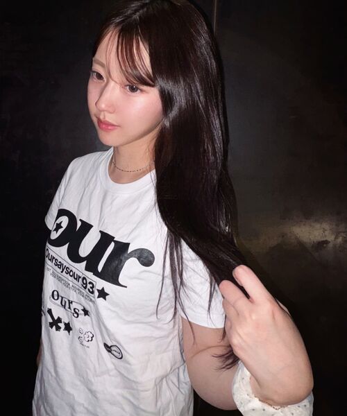 OURSAYSOUR(アワーセイアワー)の「OUR ヴィンテージロゴ半袖ホワイト(Tシャツ/カットソー・レディース・ホワイト・FREE)」の3枚目の写真