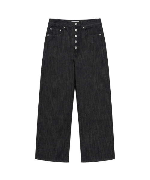 PEPLEE(ペプリー)の「Button Raw Denim Pants (Raw Black)(デニムパンツ・レディース・その他・SMALL/MEDIUM/LARGE)」の5枚目の写真