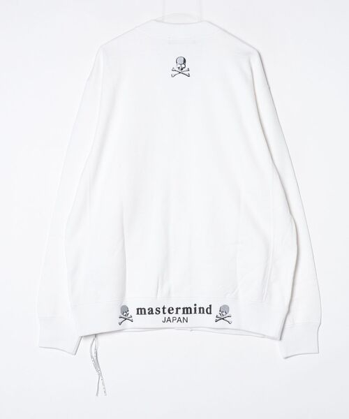 mastermind JAPAN(マスターマインド)の「EMBROIDERED CARDIGAN(カーディガン/ボレロ・メンズ・グレー系その他/ホワイト/ブラック・XL)」の4枚目の写真