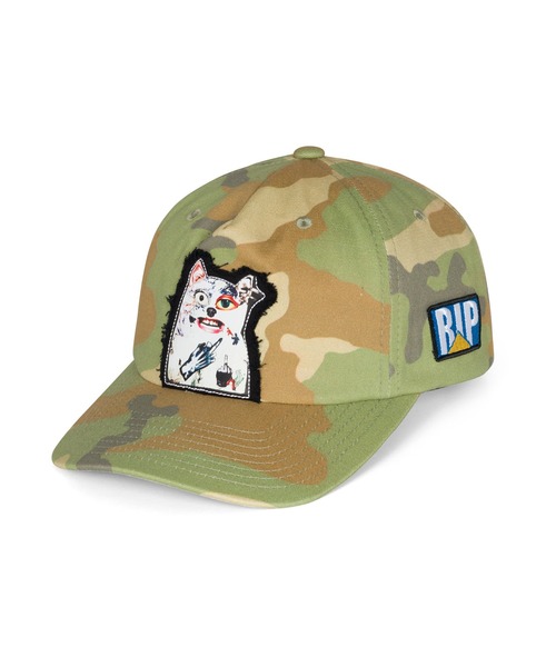 RIPNDIP(リップンディップ)の「PATCHWORK DAD HAT(キャップ・メンズ・カモフラージュ・FREE)」の2枚目の写真