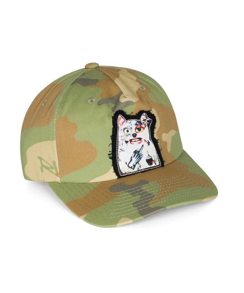 RIPNDIP(リップンディップ)の「PATCHWORK DAD HAT(キャップ・メンズ・カモフラージュ・FREE)」の4枚目の写真