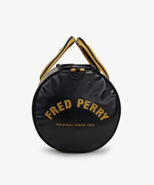 FRED PERRY クラシックバレルバッグ 先行予約受付中】Tipped Classic Barrel Bag／ティップドクラシック