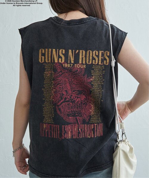 VENCEEXCHANGE（ヴァンスエクスチェンジ）の「「Guns N' Roses ガンズ・アンド・ローゼズ 」ノースリＴ バンドT（タンクトップ・メンズ・ホワイト/ブラック・L/M/LL）」の10枚目の写真