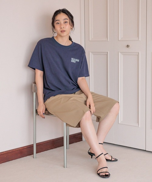 studio CLIP(スタディオクリップ)の「【daily CLIP】bird guide BIGTシャツ(Tシャツ/カットソー・レディース・ホワイト/ネイビー/ボルドー・FREE)」の22枚目の写真
