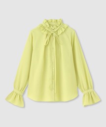 LOEFF＞オーガニックコットン クロップド クレセントスリーブ