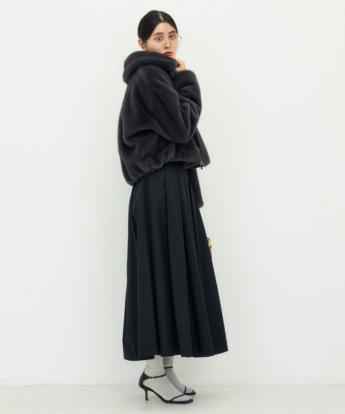 NOLLEY’S Sophi(ノーリーズソフィ)の「【TATRAS/タトラス】GOMA(ブルゾン・レディース・グレイッシュベージュ/チャコールグレー・2)」の21枚目の写真