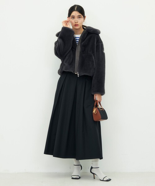 NOLLEY’S Sophi(ノーリーズソフィ)の「【TATRAS/タトラス】GOMA(ブルゾン・レディース・グレイッシュベージュ/チャコールグレー・2)」の22枚目の写真