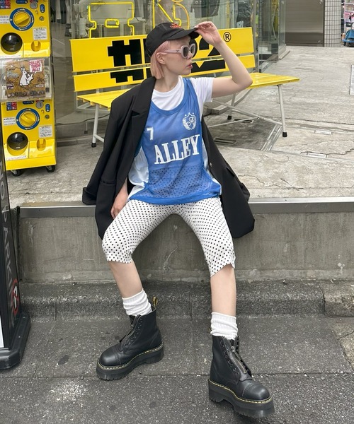 Alley Tokyo(アリートーキョー)の「チームアリーユニフォームBIGタンク(その他トップス・レディース・ピンク/ブルー・FREE)」の6枚目の写真