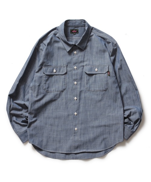 ROTAR(ローター)の「Slab Dungaree Work Shirt(シャツ/ブラウス・メンズ・オフホワイト/サックスブルー/ネイビー・X-LARGE/LARGE/MEDIUM)」の2枚目の写真
