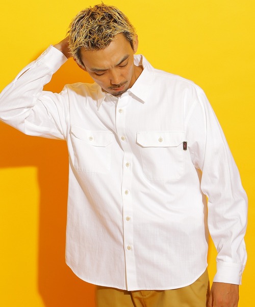 ROTAR(ローター)の「Slab Dungaree Work Shirt(シャツ/ブラウス・メンズ・オフホワイト/サックスブルー/ネイビー・X-LARGE/LARGE/MEDIUM)」の16枚目の写真