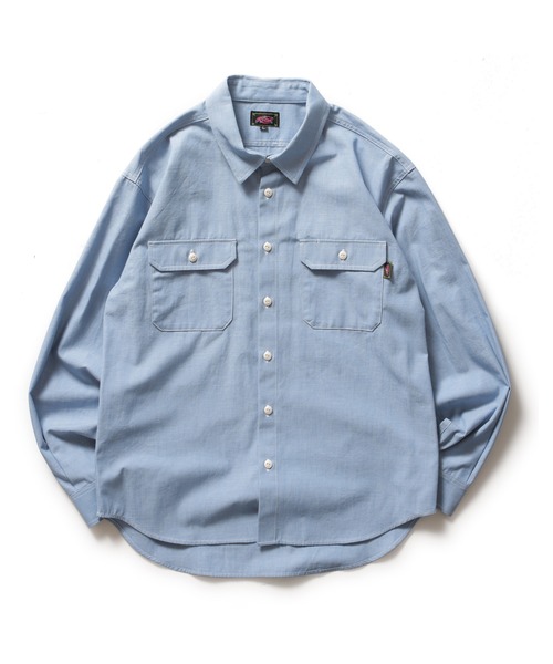 ROTAR(ローター)の「Slab Dungaree Work Shirt(シャツ/ブラウス・メンズ・オフホワイト/サックスブルー/ネイビー・X-LARGE/LARGE/MEDIUM)」の5枚目の写真