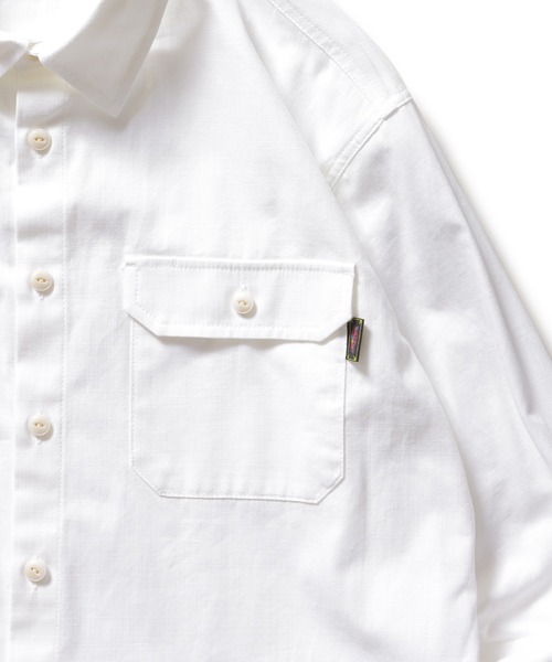 ROTAR(ローター)の「Slab Dungaree Work Shirt(シャツ/ブラウス・メンズ・オフホワイト/サックスブルー/ネイビー・X-LARGE/LARGE/MEDIUM)」の6枚目の写真