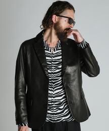 schott（ショット）の「Schott ショット LEATHER TAILORED JACKET レザー テーラード ジャケット（ライダースジャケット）」