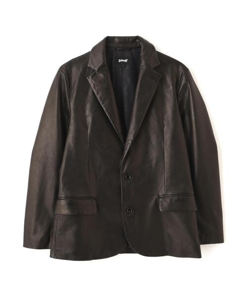 schott（ショット）の「Schott/ショット/LEATHER TAILORED JACKET/レザー テーラード ジャケット（ライダースジャケット・メンズ・ブラック・M/L/XL）」の11枚目の写真