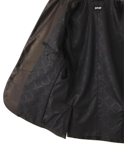 schott（ショット）の「Schott/ショット/LEATHER TAILORED JACKET/レザー テーラード ジャケット（ライダースジャケット・メンズ・ブラック・M/L/XL）」の13枚目の写真