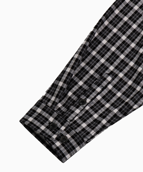 SAINTPAIN（セイントペイン）の「SP クロップヴィンテージチェックシャツアイボリー（シャツ/ブラウス・レディース・その他・MEDIUM/LARGE）」の6枚目の写真