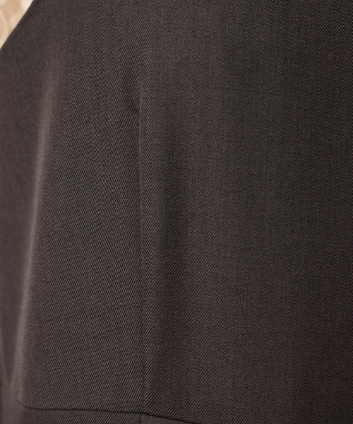 BONLECILL noir(ボンルシールノワール)の「【BONLECILL noir】ギャザーフリルショルダーレースドッキングサロペット(サロペット/オーバーオール・レディース・チャコールグレー/ブラック・M/L)」の13枚目の写真