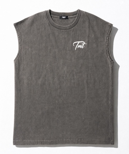 TMT(ティーエムティー)の「DRY COTTON JERSEY SLEEVELESS TEE (90's)(Tシャツ/カットソー・メンズ・ホワイト/ライトグレー・MEDIUM/LARGE/X-LARGE)」の4枚目の写真