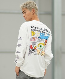 TOY MACHINE/トイマシーン バックプリント ロンT MTMFGLT2