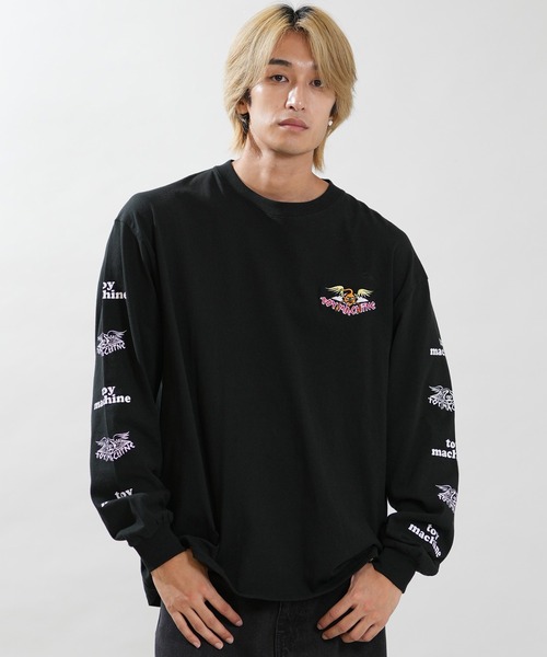 TOY MACHINE(トイ マシーン)の「TOY MACHINE/トイマシーン バックプリント ロンT MTMFGLT2(Tシャツ/カットソー・メンズ・ホワイト/イエロー/ブラック・M/XL/L)」の10枚目の写真