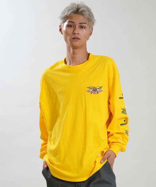 TOY MACHINE(トイ マシーン)の「TOY MACHINE/トイマシーン バックプリント ロンT MTMFGLT2(Tシャツ/カットソー・メンズ・ホワイト/イエロー/ブラック・M/XL/L)」の16枚目の写真