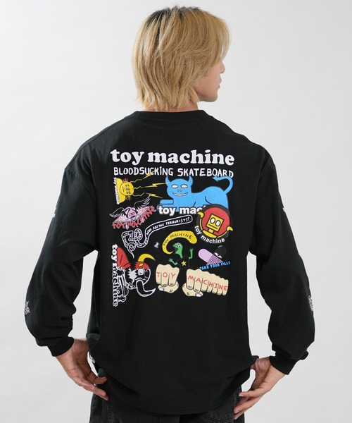 TOY MACHINE(トイ マシーン)の「TOY MACHINE/トイマシーン バックプリント ロンT MTMFGLT2(Tシャツ/カットソー・メンズ・ホワイト/イエロー/ブラック・M/XL/L)」の11枚目の写真