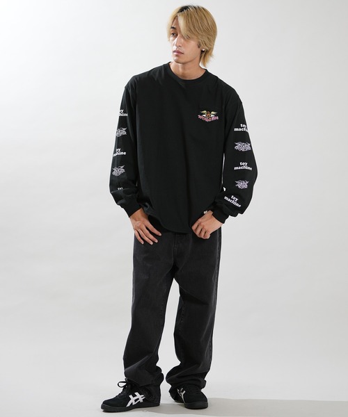 TOY MACHINE(トイ マシーン)の「TOY MACHINE/トイマシーン バックプリント ロンT MTMFGLT2(Tシャツ/カットソー・メンズ・ホワイト/イエロー/ブラック・M/XL/L)」の12枚目の写真
