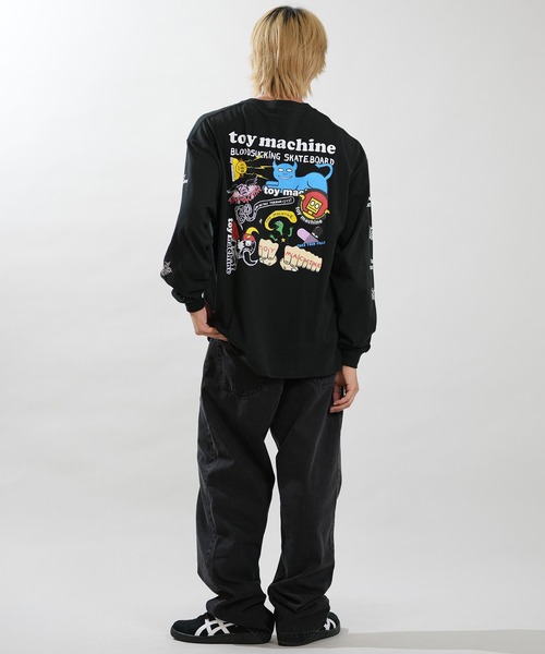 TOY MACHINE(トイ マシーン)の「TOY MACHINE/トイマシーン バックプリント ロンT MTMFGLT2(Tシャツ/カットソー・メンズ・ホワイト/イエロー/ブラック・M/XL/L)」の13枚目の写真