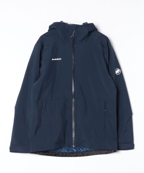 Mammut(マムート)の「リナード ハードシェル サーモ フーデット ジャケット アジアンフィット メン / Linard HS Thermo Hooded Jacket AF Men(ブルゾン・メンズ・ネイビー/ブラック・MEDIUM/LARGE/X-LARGE)」の1枚目の写真