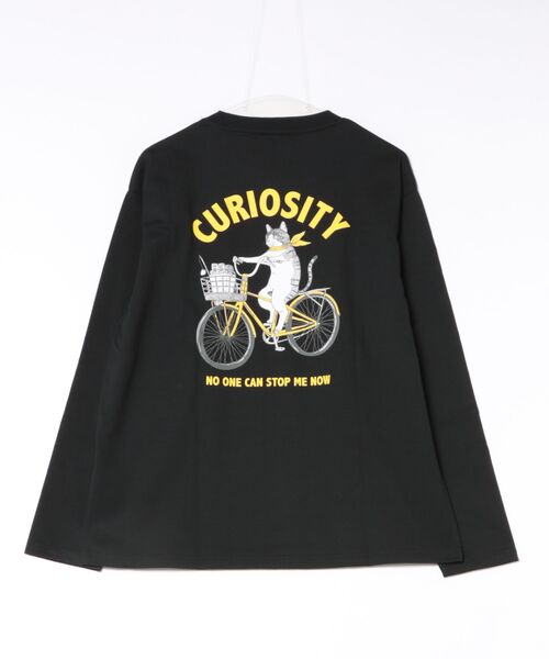 CORISCO（コリスコ）の「サイクルアニマル柄ロンTEE(M1)（Tシャツ/カットソー・メンズ・ホワイト系1/キナリ/グレー系1/ブラック系2/ブラック系1/オートミール/ホワイト系2/グレー系2・X-LARGE/LARGE/MEDIUM）」の18枚目の写真