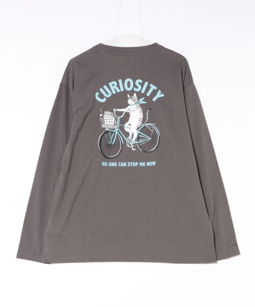 CORISCO（コリスコ）の「サイクルアニマル柄ロンTEE(M1)（Tシャツ/カットソー・メンズ・ホワイト系1/キナリ/グレー系1/ブラック系2/ブラック系1/オートミール/ホワイト系2/グレー系2・X-LARGE/LARGE/MEDIUM）」の14枚目の写真