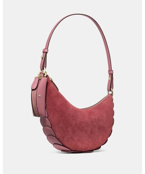 kate spade new york（ケイトスペード ニューヨーク）の「ケーエスデュオ ドット スエード ミニ ショルダーバッグ（ショルダーバッグ・レディース・ピンク・ONESIZE）」の5枚目の写真