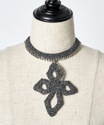 RUMCHE（ラムシェ）の「Snowflake Bond Yarn Choker / スノーフレークボンドヤーンチョーカー（チョーカー）」
