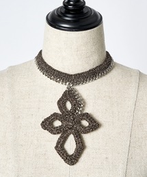 RUMCHE（ラムシェ）の「Snowflake Bond Yarn Choker / スノーフレークボンドヤーンチョーカー（チョーカー）」