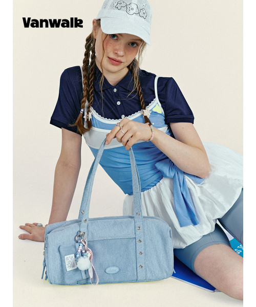 VANWALK（バンウォーク）の「Dreamy Star Tote Bag [Denim]（ショルダーバッグ・レディース・ブルー・FREE）」の2枚目の写真