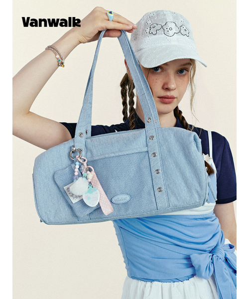 VANWALK（バンウォーク）の「Dreamy Star Tote Bag [Denim]（ショルダーバッグ・レディース・ブルー・FREE）」の3枚目の写真