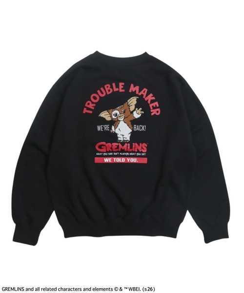 Ha-Li-C STORE(ハリックストア)の「【グレムリン】サガラ刺繍スウェット(スウェット・メンズ・ライトグレー/ブラック/レッド/グリーン・MEDIUM/LARGE/X-LARGE)」の5枚目の写真