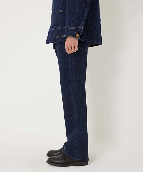 BLUE BLUE(ブルーブルー)の「フロージャカードデニム ジーンズ(デニムパンツ・メンズ・インディゴブルー・S/M/L/XL)」の3枚目の写真