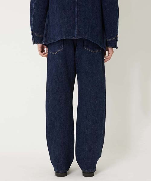 BLUE BLUE(ブルーブルー)の「フロージャカードデニム ジーンズ(デニムパンツ・メンズ・インディゴブルー・S/M/L/XL)」の4枚目の写真