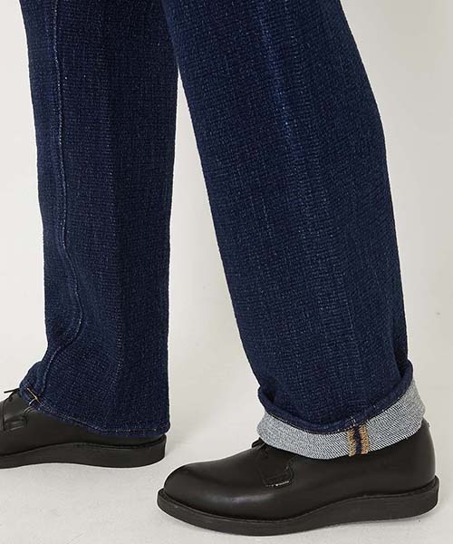 BLUE BLUE(ブルーブルー)の「フロージャカードデニム ジーンズ(デニムパンツ・メンズ・インディゴブルー・S/M/L/XL)」の7枚目の写真
