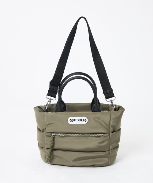 OUTDOOR PRODUCTS(アウトドアプロダクツ)の「【OUTDOOR PRODUCTS / アウトドアプロダクツ】2WAYBonding Tote Bag/ぷっくり(トートバッグ・レディース・カーキ/ブラウン/ブラック・フリー)」の13枚目の写真
