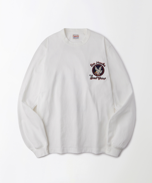 OUTSTANDING(アウトスタンディング)の「MIL SERIES LONG SLEEVE(BOMB GROUP)_OFF WHITE(Tシャツ/カットソー・メンズ・その他・X-LARGE/LARGE/MEDIUM)」の1枚目の写真