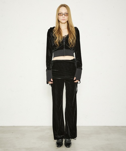 FTW(エフティダブリュー)の「VELOUR SKIRT PANTS(その他パンツ・レディース・ブラック/ライトグリーン/パープル・SMALL/MEDIUM)」の16枚目の写真
