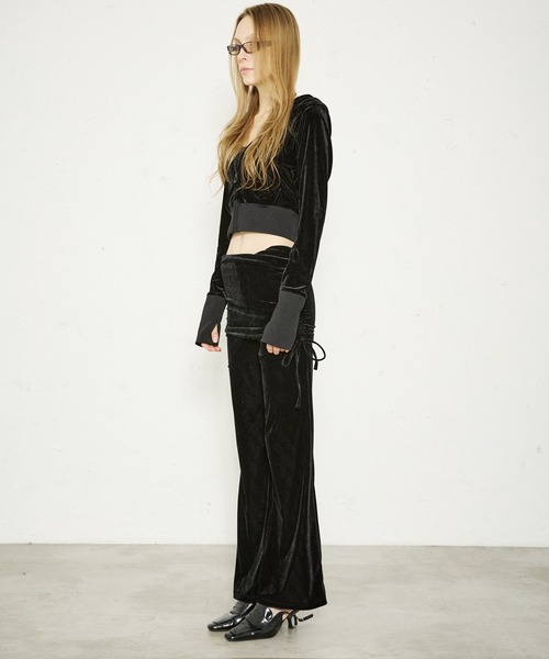 FTW(エフティダブリュー)の「VELOUR SKIRT PANTS(その他パンツ・レディース・ブラック/ライトグリーン/パープル・SMALL/MEDIUM)」の17枚目の写真