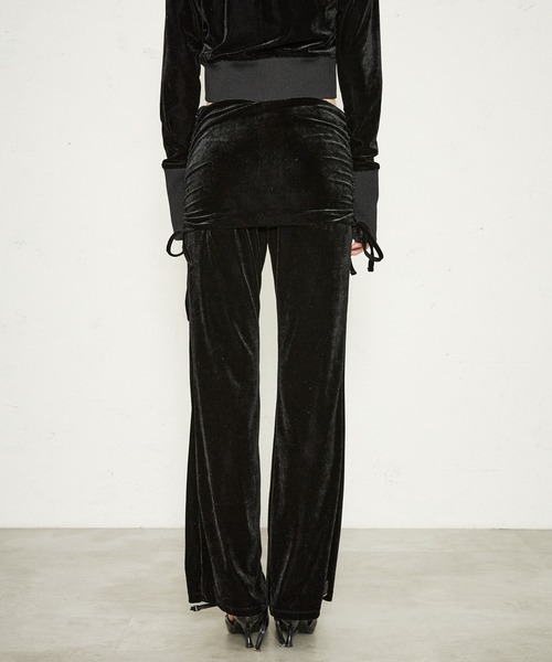 FTW(エフティダブリュー)の「VELOUR SKIRT PANTS(その他パンツ・レディース・ブラック/ライトグリーン/パープル・SMALL/MEDIUM)」の11枚目の写真