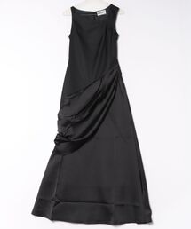 【OJYON】_lan drape dress BEIGE