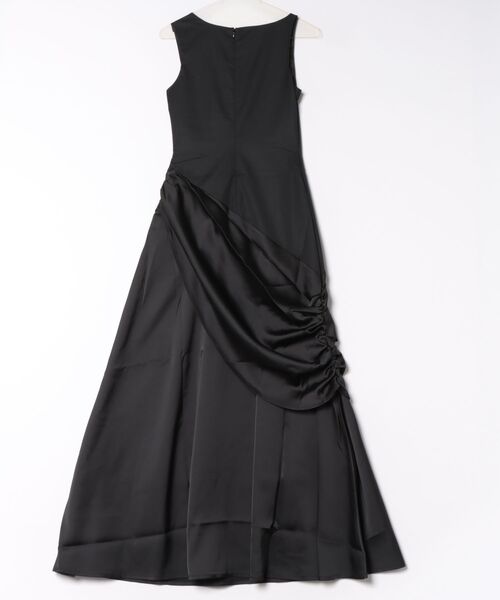 OJYON（オジョン）の「【OJYON】_lan drape dress BEIGE（ワンピース・レディース・ブラック/ベージュ・ONE SIZE）」の3枚目の写真